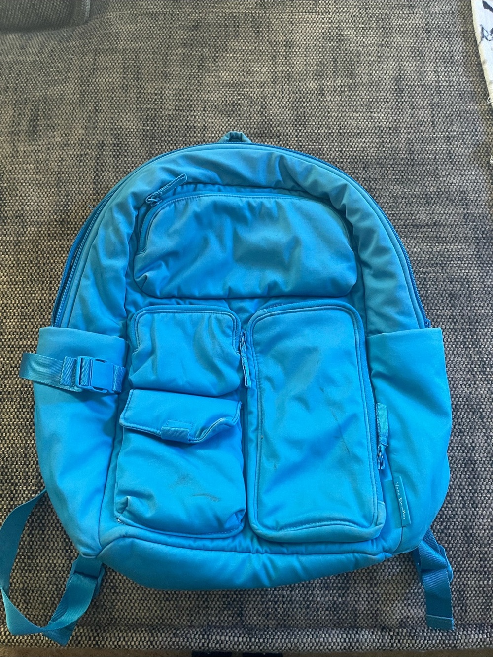 VERA BRADLEY Utility Large Backpack - Blue Aster -